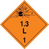 TDG Placard – Class 1