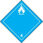 TDG Placard – Class 4