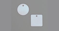 Blank Aluminum ID Tags - Circle