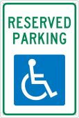RESERVED PARKING SIGN