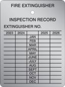 Fire Extinguisher Inspection Tag