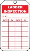 Jumbo Ladder Status Safety Tag: Ladder Inspection