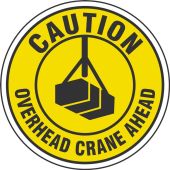 LED Sign Projector: Caution Overhead Crane Ahead
