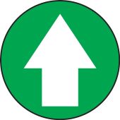 LED Sign Projector Lens Only: White Arrow Green Background