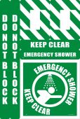 Walk-On™ Floor Marking Kit - Emergency Shower Keep Clear