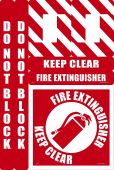 Walk-On™ Floor Marking Kit - Fire Extinguisher Keep Clear