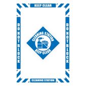Walk-On™ Floor Marking Kit - Cleaning Station Keep Clear