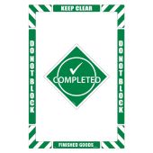 Floor Marking Shapes Kit-Green Finished Goods Keep Clear Do Not Block