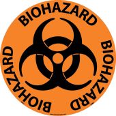 BIOHAZARD WALK ON FLOOR SIGN