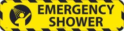 EMERGENCY SHOWER WALK ON SIGN