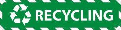 RECYCLING WALK ON SIGN