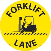FORKLIFT LANE WALK ON SIGN