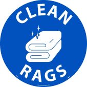 CLEAN RAGS WALK ON SIGN