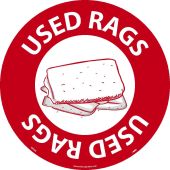 USED RAGS WALK ON SIGN