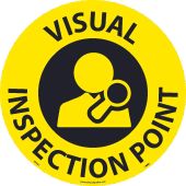 VISUAL INSPECTION POINT WALK ON SIGN