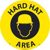 HARD HAT AREA WALK ON SIGN