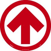 ARROW FLOOR SIGN, RED