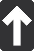 ARROW FLOOR GRAPHIC, BLACK
