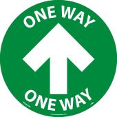 ONE WAY ARROW, GREEN