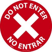 DO NOT ENTER, ENG/SPAN