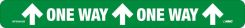 ONE WAY ARROWS, GREEN