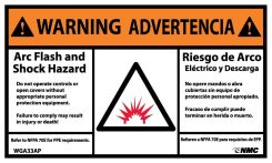 WARNING ARC FLASH HAZARD LABEL