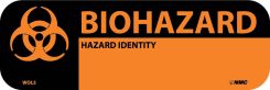 PAPER BIOHAZARD WRITE-ON LABEL