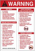 Warning Safety Label: Fuel Pump Information